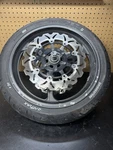 2001-2006 Honda CBR600 Oem Stock Front Rim Wheel With Tire And Axle Good. Fixed Price $263.99.