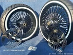 Dna Mammoth 52 Black Spoke Rims Rotor Tire Harley Touring 09-23 Road Glide. Fixed Price $2299.00.