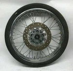 Harley Dyna 21IN Front Wheel Rim T21-2.15 Tla W/ Tire & Rotor 44138-95 **bent**. Fixed Price $114.99.