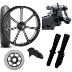 Rc 26 Mission Eclipse Wheel Tire Neck Rake Front End Package Harley Single Side. Fixed Price $5299.95.