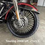 21X3.5 Fat Spoke Front Wheel Rim Abs For Harley Touring Road Glide Fltrxs 08 Up. Fixed Price $295.99.