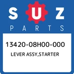 13420-08H00-000 Suzuki Lever Assy,starter 1342008H00000, New Genuine Oem Part. Fixed Price $36.84.