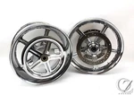 2006 Harley Vrod Cvo Vrsce Chrome 19" 18" Front Rear Rim Wheel Set Straight. Fixed Price $1495.95.
