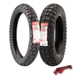Kenda Big Block 100/90B19 Front & 140/90-16 Rear Tubeless Tire Set With Keychain. Fixed Price $205.52.