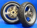 Kawasaki Ninja 98-02 ZX600 ZX6R 05-08 ZZR600 Front/rear Rims Wheels Tires Rotors. Fixed Price $349.99.