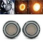 For Harley Dyna Sportster 1157 Motor Style Led Front Turn Signal Light. Fixed Price $22.05.