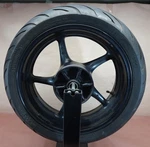 04-09 Yamaha FZ6-S FZ6S FZ600 Rear Continental Tire Rim Wheel 180/55 Zr 17. Fixed Price $235.49.