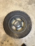 07-11 2009 Yamaha C3 XF50 Rear Back Wheel Rim 10X3 Tire 120/90-10. Fixed Price $111.00.