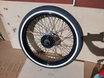 2005 Harley Davidson Dyna Front Chrome Spoke Rim Wheel And Tire Tla 21-2.15. Fixed Price $265.00.