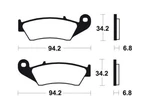 5946 - Sintered Brake Pads MO194 Compatible With Yamaha Wr 250 F (RE25). Fixed Price $46.42.
