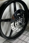 Harley 2008 -11 Rim Black Front Rocker Italy Wheel & Rotors Softail Exchange. Fixed Price $499.00.