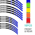 Blue 21" 19" P02B Dirt Bike Wheel Rim Sticker For Yamaha Yz 250F 01-23 22 20. Fixed Price $23.14.