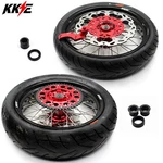 Kke 17" Motard Wheels Tires For Honda CRF250X 05-18 CRF450X 04-18 Supermoto Rim. Fixed Price $1049.00.