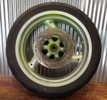 09 Ducati Monster 696 Rear Wheel Rim Brake Rotor & Tire 502.2.134.1AB. Fixed Price $92.07.