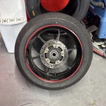 2017 24 25 Suzuki Gsxr GSX-R1000R Back Rear Wheels Rim Tire Rotor Hub. Fixed Price $300.00.