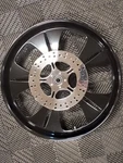 26 X 3.75 For Harley Davidson Street Glide Black Reaper Wheel & 13 Inch Rotor. Fixed Price $935.65.