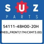 54111-48H00-20H Suzuki WHEEL,FRONT(17M/CXMT3.00) 5411148H0020H, New Genuine Oem. Fixed Price $318.94.