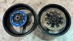 07-12 Honda Front Rear Wheels Rims Rotors Hub Black Oem. Fixed Price $521.99.