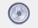 Bmw R1100RT R1100RS R850R Cast Silver Front Wheel Rim & Tire 36312311220. Fixed Price $199.95.