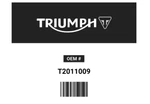 Triumph Rear Wheel Assembly Red - T2011009. Fixed Price $1150.00.