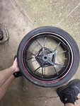 "bent" 2015-2019 Bmw S1000RR Front And Rear Rim Tires- Read Description. Fixed Price $200.00.