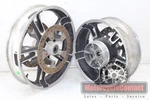 09-10 Street Glide Spoke Enforcer Front Rear Wheel Pair Rim Set Back. Fixed Price $424.06.