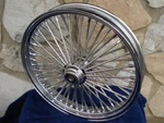 21X3.5" Dna Fat Mammoth 52 Spoke Single Disc Front Wheel Harley Touring 2008 Up. Fixed Price $599.00.