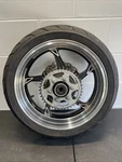 10-13 Kawasaki Z1000 Rear Wheel Rim Tire Sprocket Rotor Straight. Fixed Price $322.00.