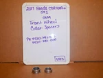 2017 Honda CBR1000RR Oem Front Wheel Collar Spacers 44312-MFL-000, 44311-MFL. Fixed Price $20.00.