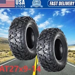 Set Of 27X9-14 Atv Utv Tires Front Left And Right 6 Ply 27X9X14 Tyres. Fixed Price $167.29.