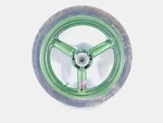 1999-07 Suzuki Hayabusa GSX1300RZ Green Front Wheel -bent. Fixed Price $79.95.