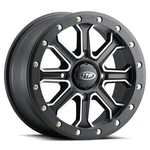 Itp Inertia Beadlock 15X7 Atv/utv Wheel - Matte Black/machined (4/137) +50MM. Fixed Price $182.08.