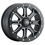 Itp 1422526727B 4/156 Inertia Beadlock Wheel 14X7 5.0 + 2.0 Matte Black/machined. Fixed Price $167.96.