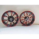 Honda Grom MSX125 2013-2019 Sf 12" Front Rear Wheels Rims Color Red And Black. Fixed Price $319.00.