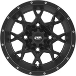 Itp (i.t.p.) Hurricane Wheel Black 12X7 4/137 5+2 1228633536B. Fixed Price $171.99.