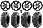 Itp SS212 12" Wheels Black 25" Mongrel Tires Polaris Sportsman. Fixed Price $991.86.