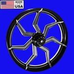 Harley Touring 21" Slapshot Black Contrast Front Wheel. *made The Usa*. Fixed Price $1449.00.
