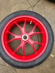 08-13 Ducati 848 Evo Rear Wheel Rim. Fixed Price $300.00.