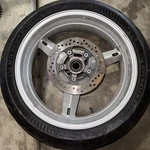 2003 03-05 Suzuki SV1000S Rear Wheel Rim Straight 17X5.50. Fixed Price $120.00.