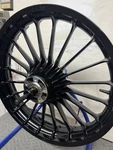 Hogpro Front Turbine Wheel 13 -24 Harley Breakout Gloss Black Rim 21"X 3.5 Cvo. Fixed Price $675.00.