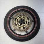 07-12 Triumph 675 Street Triple Front Wheel Rim 17X3.5 **bent** Tire Rotors. Fixed Price $349.99.