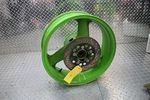 1993 Kawasaki Ninja Rear Back Wheel Rim W/ Rotor 17X 5.50. Fixed Price $104.95.