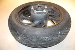 2014 Honda Cbr 650F Rear Wheel Rim Michelin 180/55-17 Tire. Fixed Price $134.99.