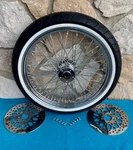 21X3.5 60 Spoke Front Wheel 120/70-21 Www Shinko Tire Kit Harley Touring 2000-07. Fixed Price $769.00.