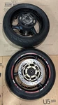 2001-2006 2002 Honda CBR600F4I Front & Rear Rim Wheel Set W/ Brake Rotors Tires. Fixed Price $332.99.