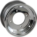 Ams Rolled-lip Spun Aluminum Wheel 10X5, 3+2 Offset, 4/156 Polished #0232-0114. Fixed Price $111.95.