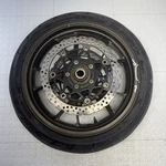 2009-2011 Kawasaki Ninja ZX14 Oem Front Wheel Rim Tire Rotor Damaged. Fixed Price $190.00.
