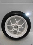 2014 Mv Agusta Brutale 800 Rear Wheel Rim Straight Tire Oem White 190 Michlen. Fixed Price $299.99.