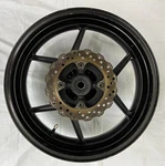 2004 2005 Kawasaki Ninja ZX10R Rear Wheel Rim Straight With Hub And Rotor. Fixed Price $149.99.