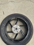 1981 Honda CX500 Cafe Racer Rear Wheel (custom, Widened) 4.5X17 Goldwing, Magna. Fixed Price $450.00.